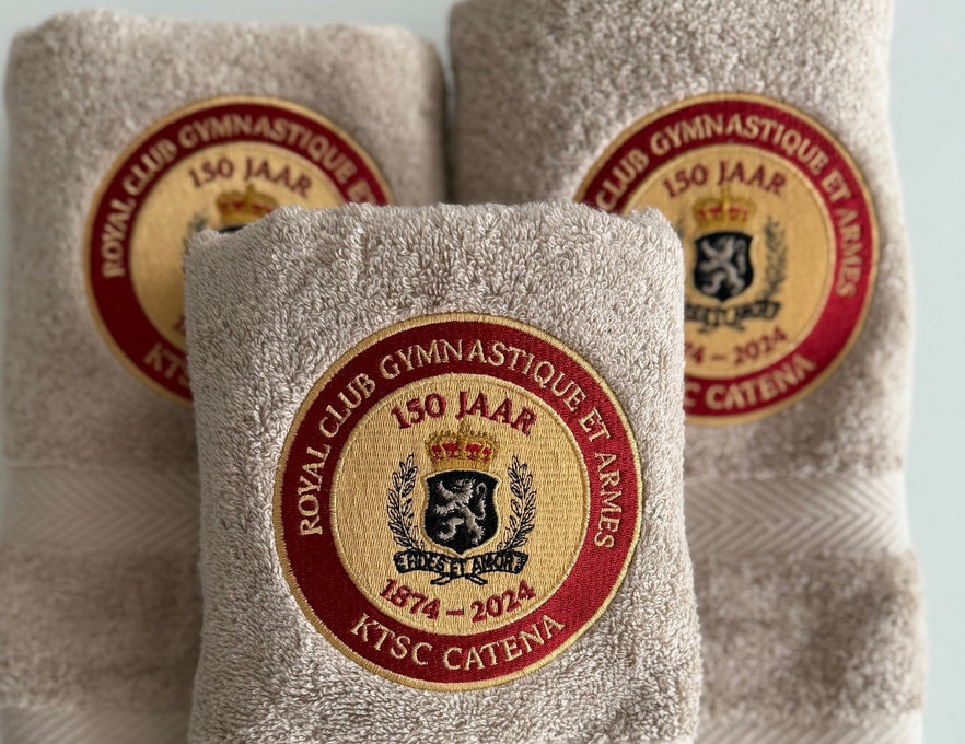 Handdoek met logo voor sport club