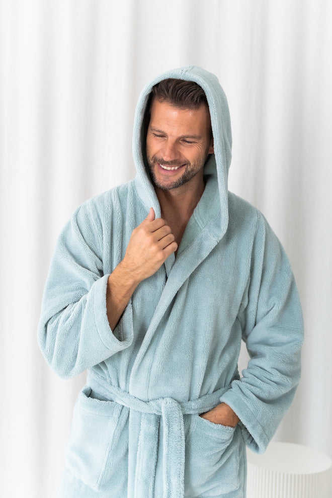 Teddy Badjas Met Kap - Sea Green