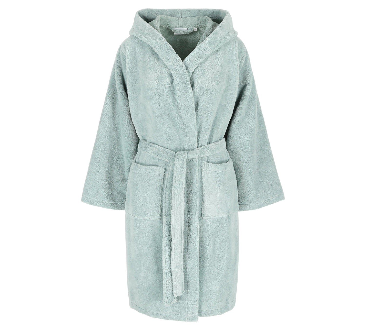 Badjas Soft Fleece met Naam Geborduurd | Donkergrijs | Clarysse
