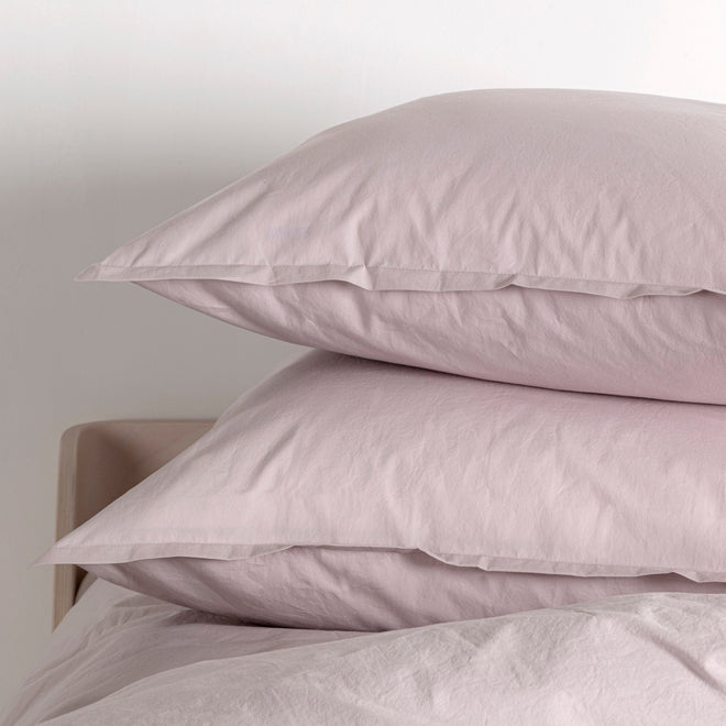Washed Percale -  Mauve