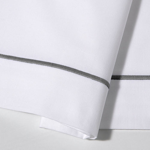 Percale Katoen Wit - Gekleurde Bourdon