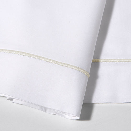 Percale Katoen Wit - Gekleurde Bourdon