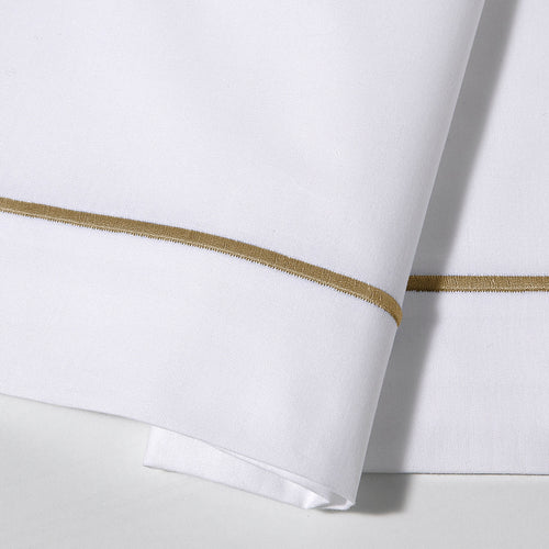 Percale Katoen Wit - Gekleurde Bourdon