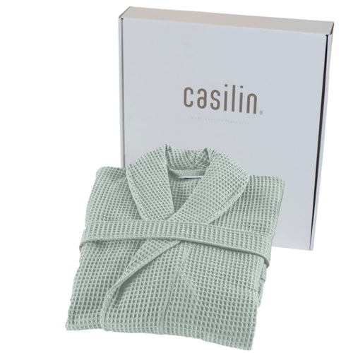 Kos Bathrobe in Gift Box Sea Green