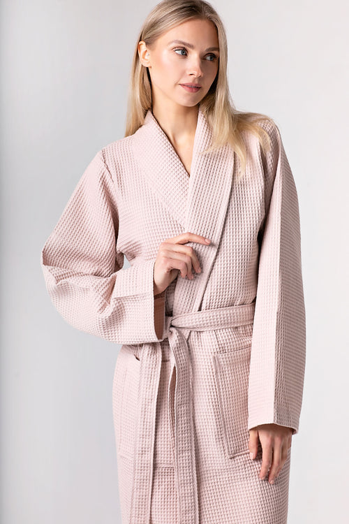 Kos Bathrobe in Gift Box Misty Pink