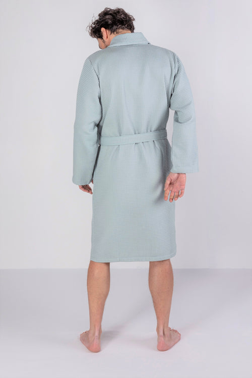 Kos | Wafel Badjas - Sea Green
