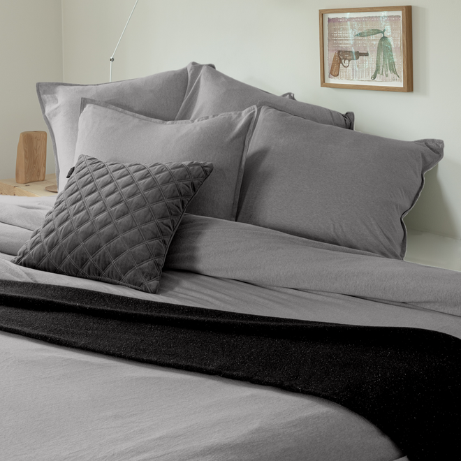 Jersey Katoen -  Grijs