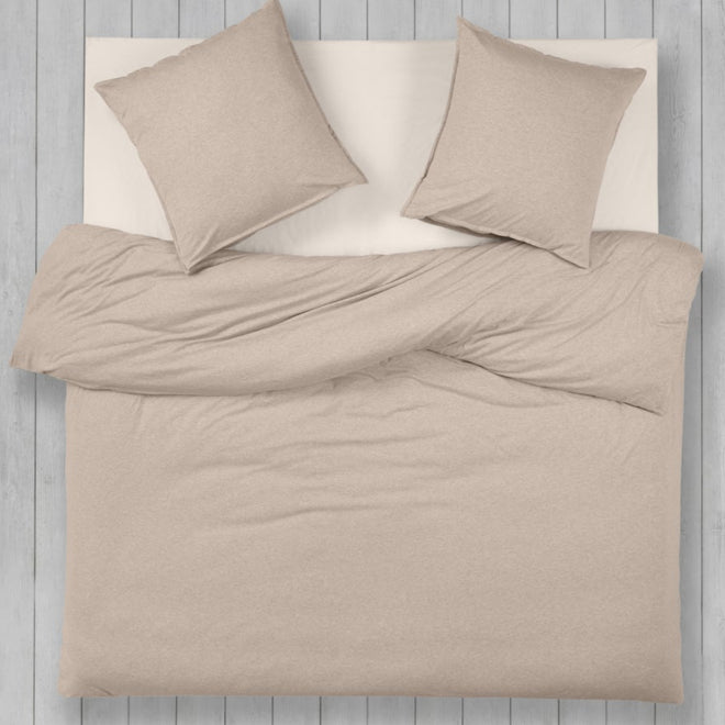 Jersey Katoen -  Zand