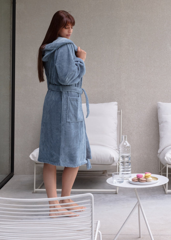 Teddy Badjas Met Kap - Jeans