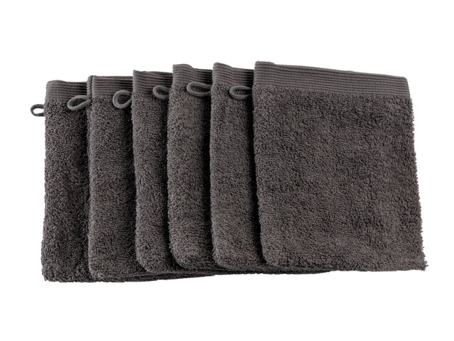 Como Washandje Grey Charcoal