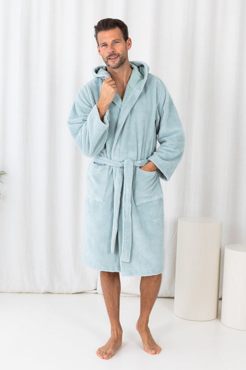 Teddy Badjas Met Kap - Sea Green