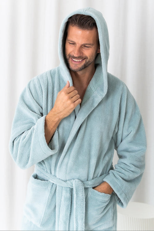 Teddy Badjas Met Kap - Sea Green