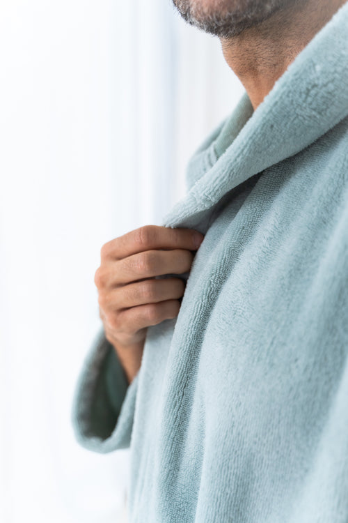 Teddy Badjas Met Kap - Sea Green