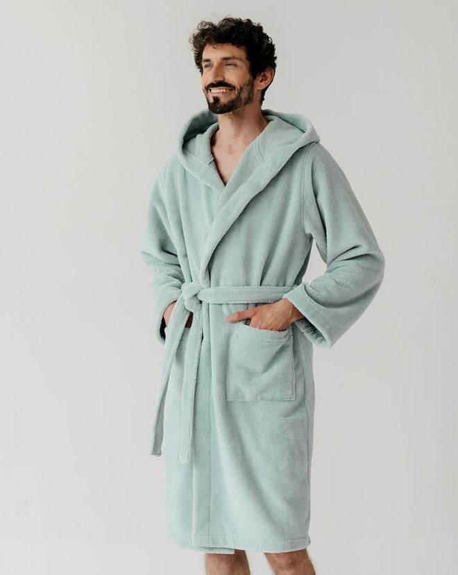Teddy Badjas Met Kap - Sea Green