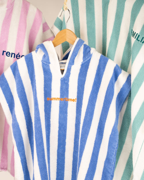 Kids Poncho Badstof Lila