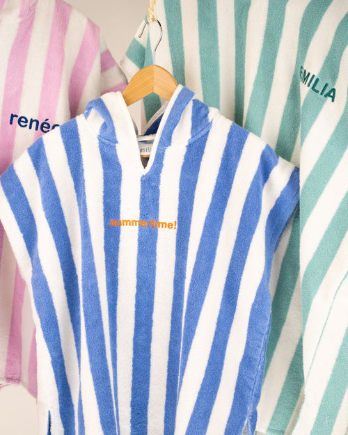 Kids Poncho Badstof Lila