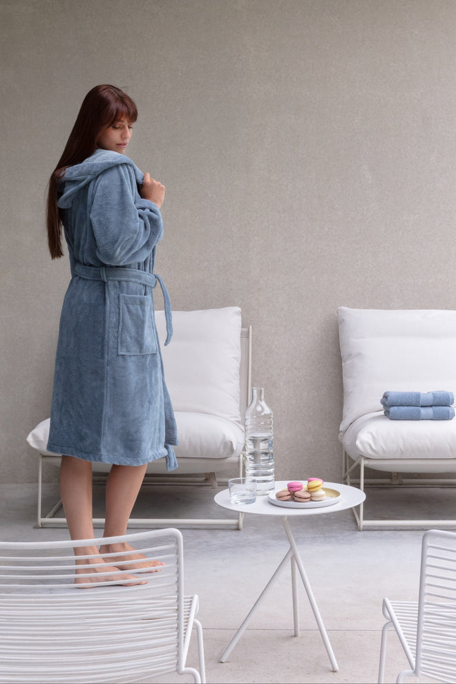 Teddy Badjas Met Kap - Jeans