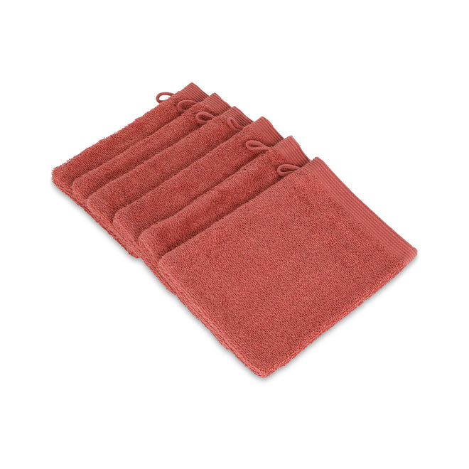 Como Washandje Brick Red