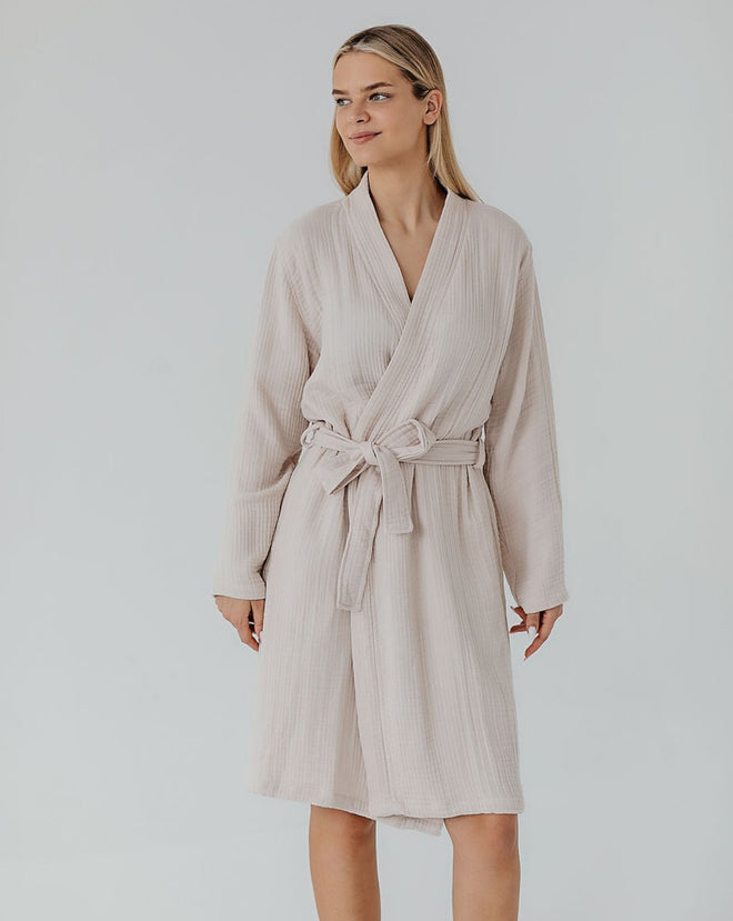 Crinkly Bathrobe Rose Dust