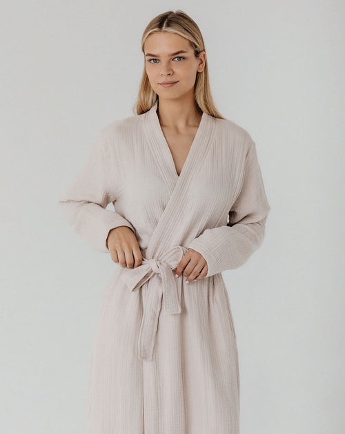 Crinkly Bathrobe Rose Dust