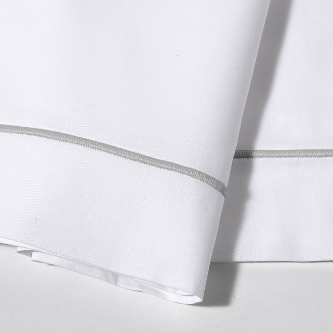 Percale Katoen Wit - Silver Bourdon
