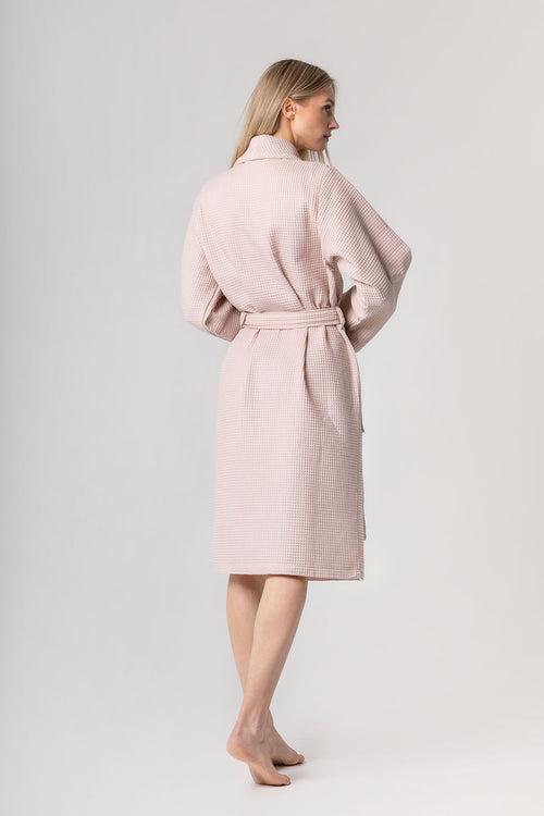 Kos | Wafel Badjas - Misty Pink