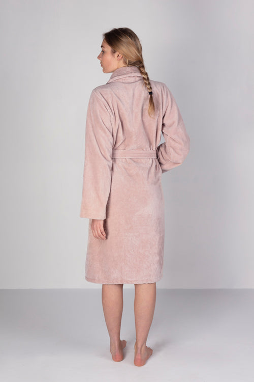 Teddy | Badjas - Misty Pink
