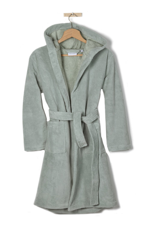 Kinder Badjas Teddy - Sea Green