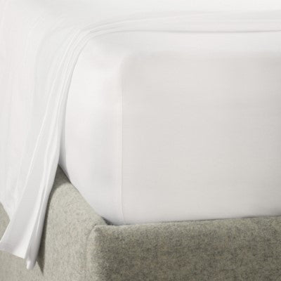 Royal Percale Hoeslaken - Wit